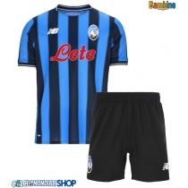 Maglie da calcio Atalanta Prima Maglia Bambino 2025-26 Manica Corta + Pantaloni corti)